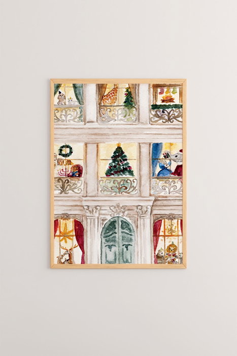 Wallity Pintura Decorativa Enmarcada 33 x 48 cm